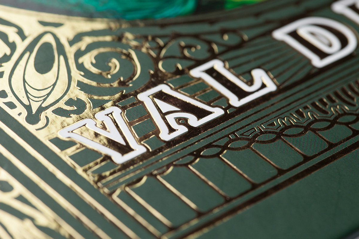 guide impression en noir et blanc dorure