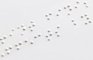 l’impression en relief 3D, braille 