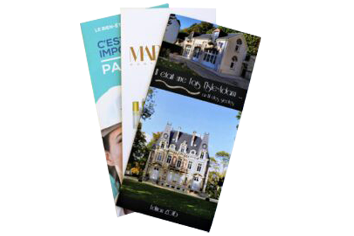 Impression de dépliants en couleurs