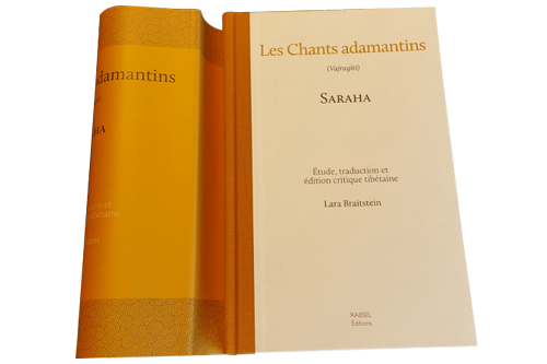 Beau livre rigide avec jaquette marron imprimée.