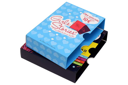 Les coffrets servent aussi d'étuis pour protéger les livres pour enfants