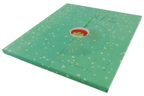 Impression personnalisé livre pour enfants dans une emballage cadeau.