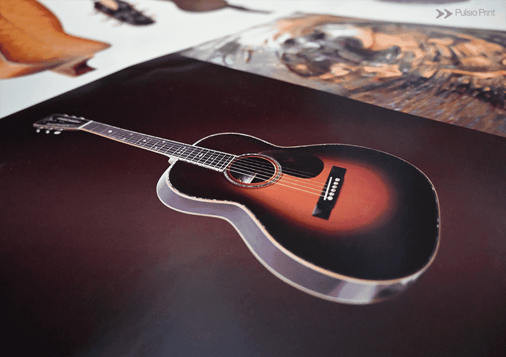 Image en couleur en véritable impression Offset ou épreuve réelle